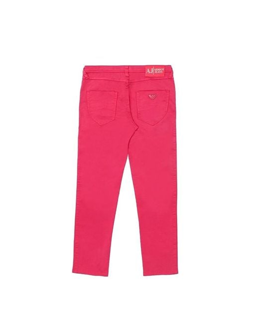Armani Jeans Red Logo Jeans
