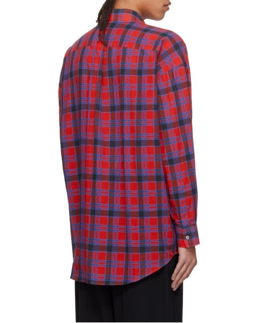 The Row Red Lancaster Shirt In Cotton for men