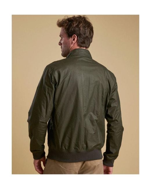 Barbour Green Lightweight Royston Waxed Jacket for men