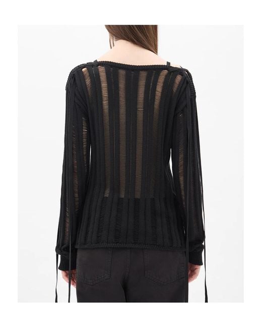 Ann Demeulemeester Black Gala Sweater