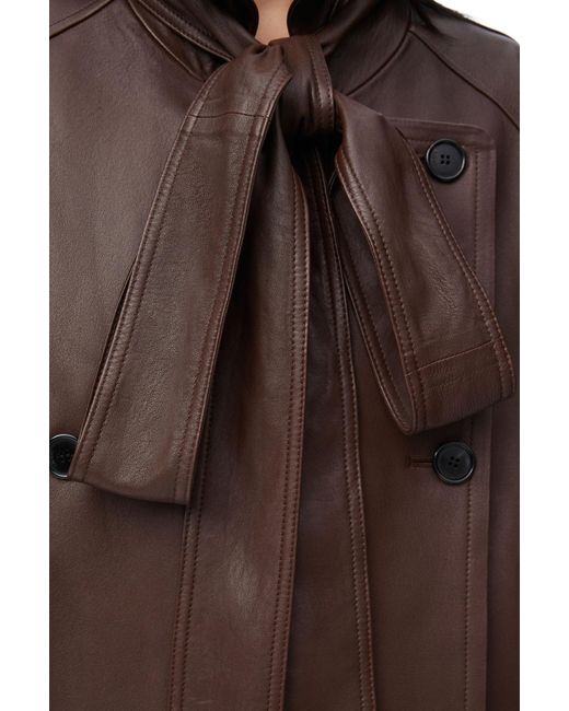 Loewe Brown Bow Jacket