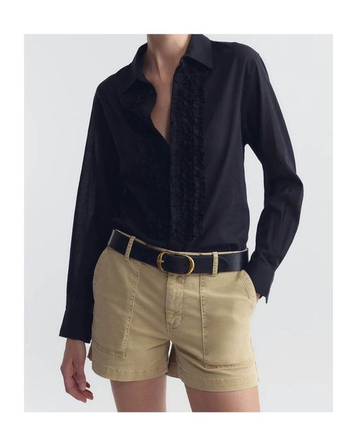 Nili Lotan Blue Nathael Shirt
