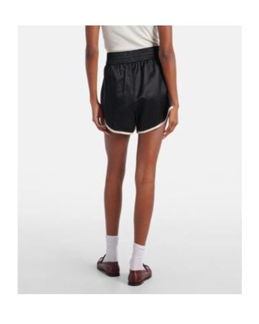 Polo Ralph Lauren Black Rally Cotton-Blend Satin Shorts