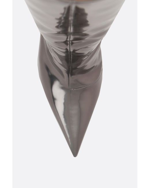 AMINA MUADDI White Fiona Mirror Boots