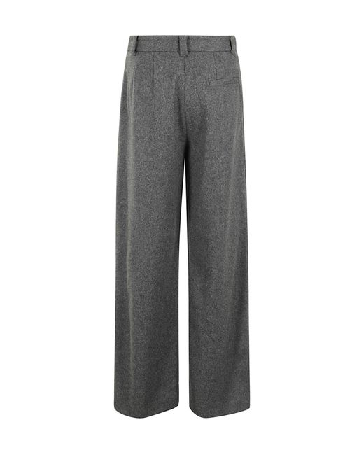 A.P.C. Gray Pleated Trousers