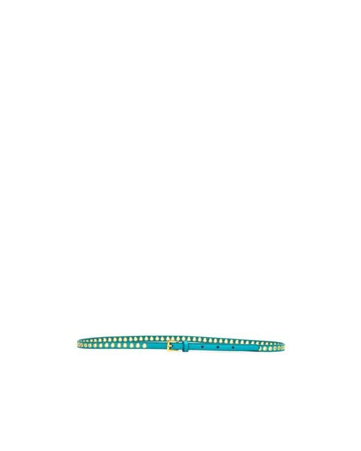 Prada Blue Square Buckle Belt