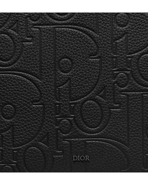 Dior Black A5 Triangle Pouch for men