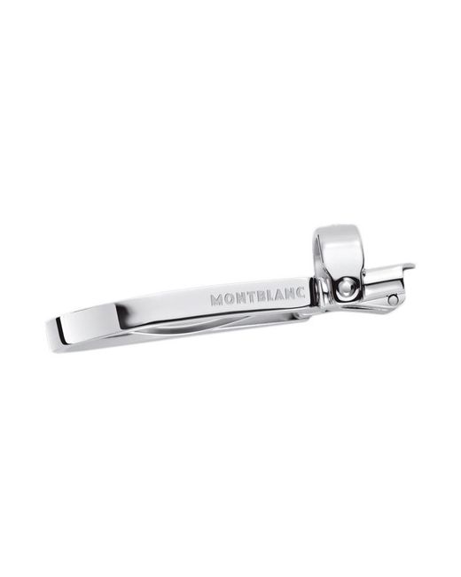 Montblanc White Buckle-Fastening Leather Belt for men