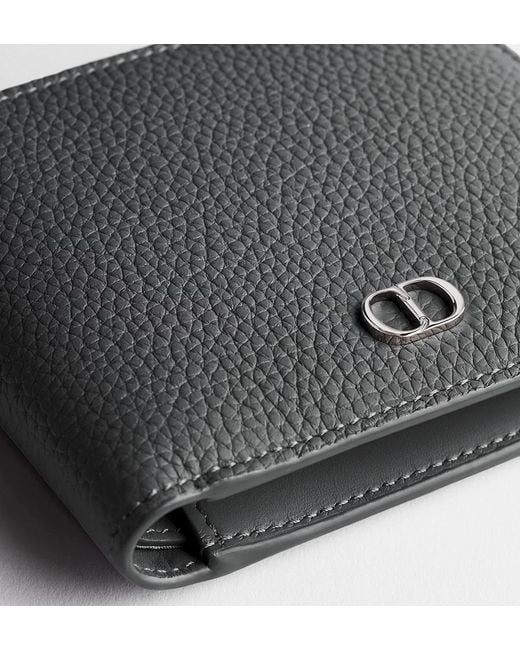 Dior Gray Cdicon Bifold Wallet for men