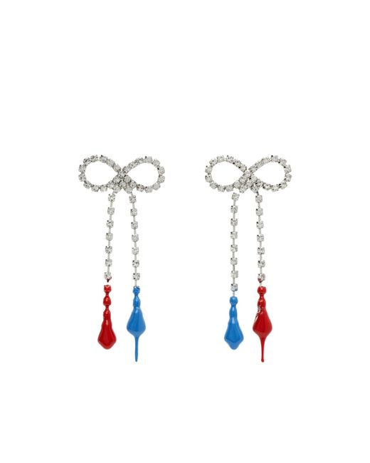OTTOLINGER White Bow Earrings