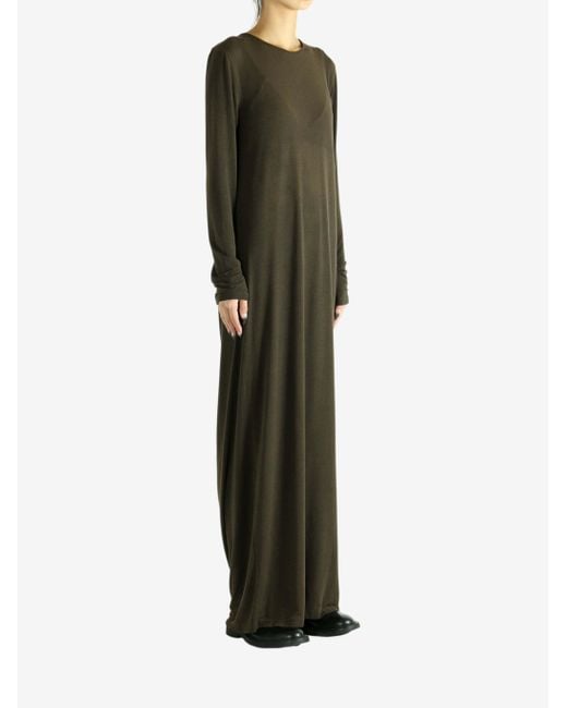 Uma Wang Black Long Sleeve Dress