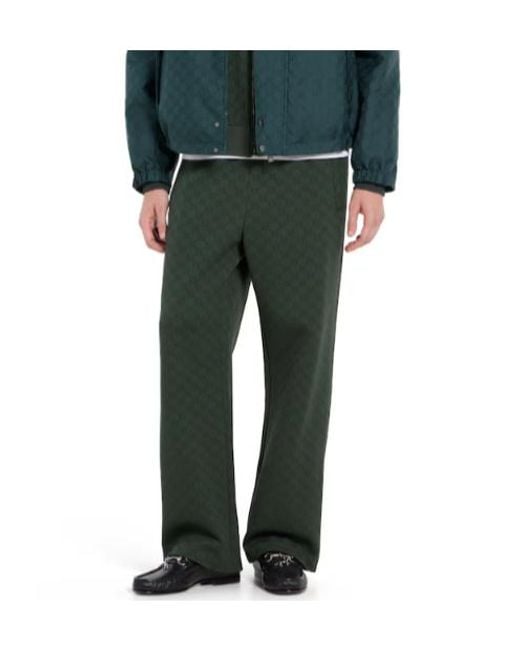 Gucci Green Gg Technical Jersey Pants for men