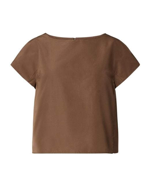 Weekend by Maxmara Brown Short-Sleeved Top