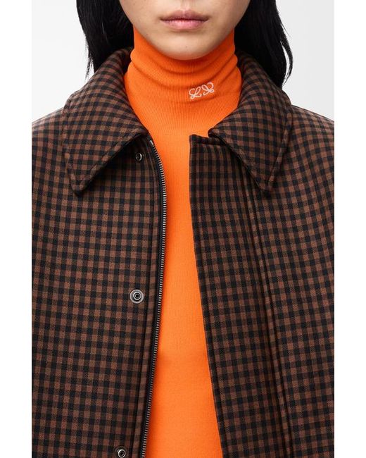 Loewe Brown Drawstring Jacket