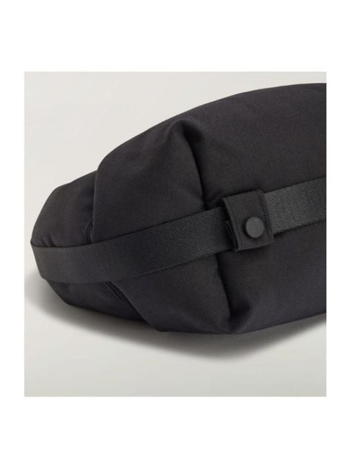Y-3 Black Crescen Hobo Shoulder Bag