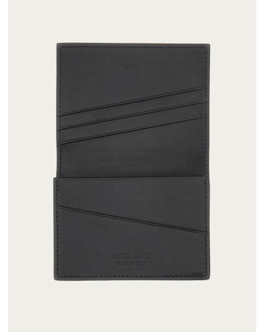Ferragamo Black Logo Card Bag for men