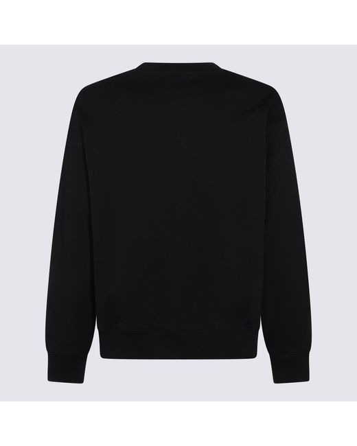 Moschino Black Logo Printed Crewneck Sweatshirt for men