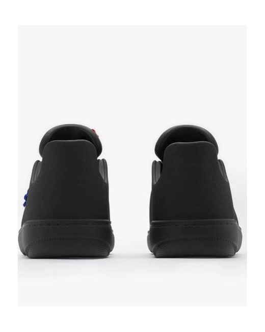 Burberry Black Bubble Charm-Embellished Rubber Low-Top Trainers for men