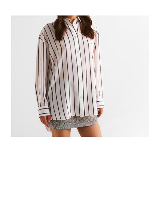Gucci White Long Sleeve Plain Shirt