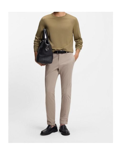 Boss Natural Crew-Neck Sweater for men