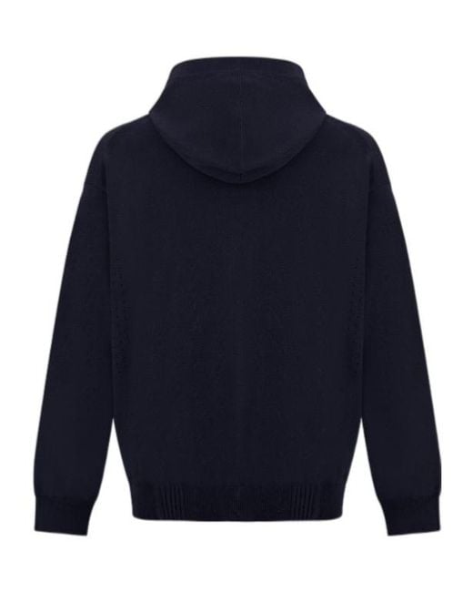 Herno Blue Laminar Hoodie for men