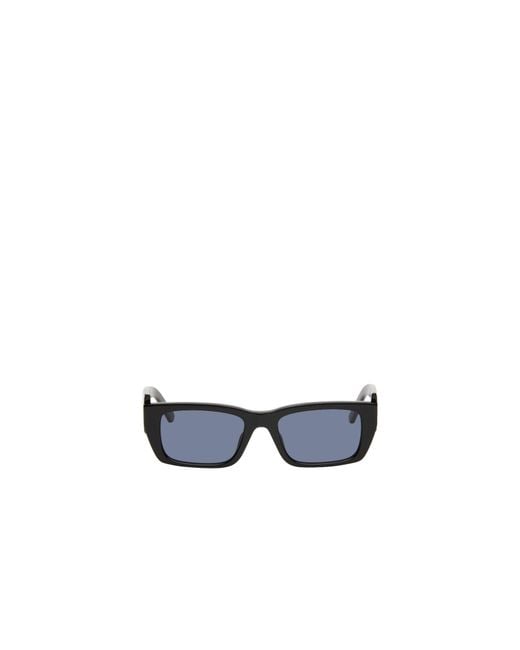 Palm Angels Blue Eyewear Rectangle Frame Sunglasses for men