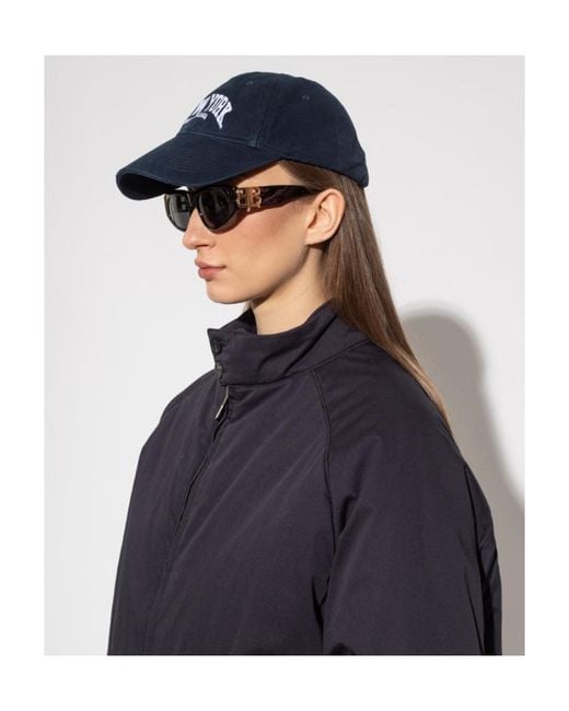 Balenciaga White Eyewear Dynasty D-Frame Sunglasses