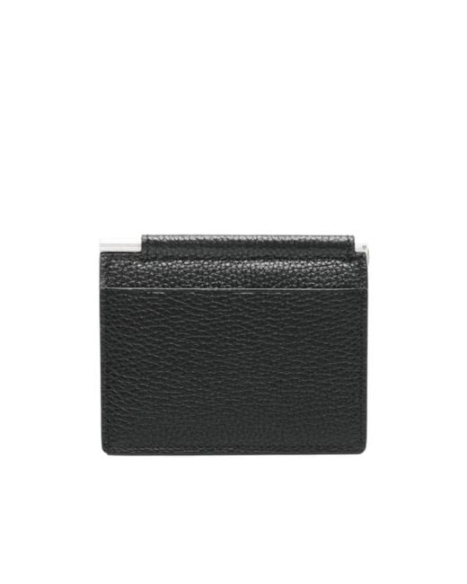Tom Ford Black Foldable Card Holder for men