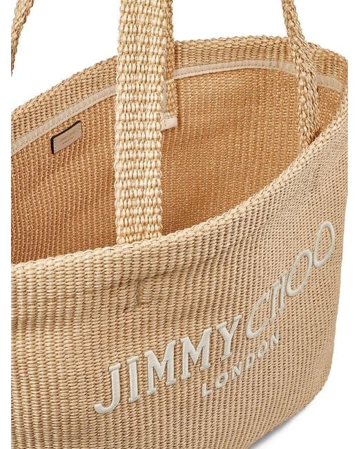 Jimmy Choo Natural Printed Handbag