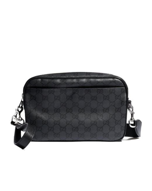 Gucci Black Essence Classic Small Crossbody Bag for men