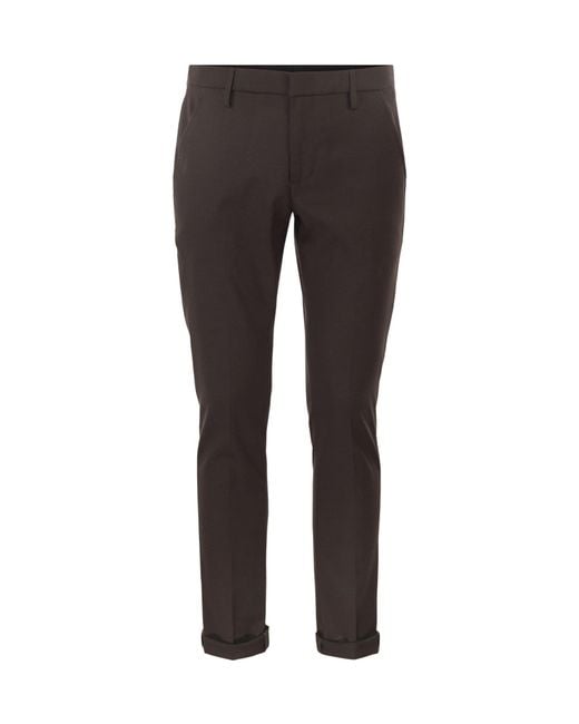 Dondup Gray Gaubert Slim-Fit Pants for men