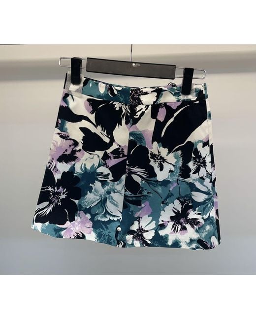 Max Mara Multicolor Pattern Skirt