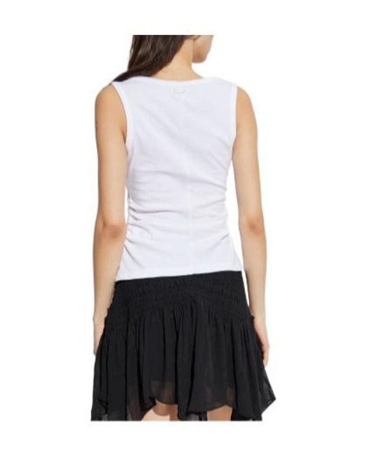AllSaints White Sleeveless Tops