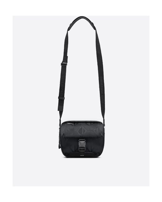 Dior Black Explorer Messenger Pouch for men