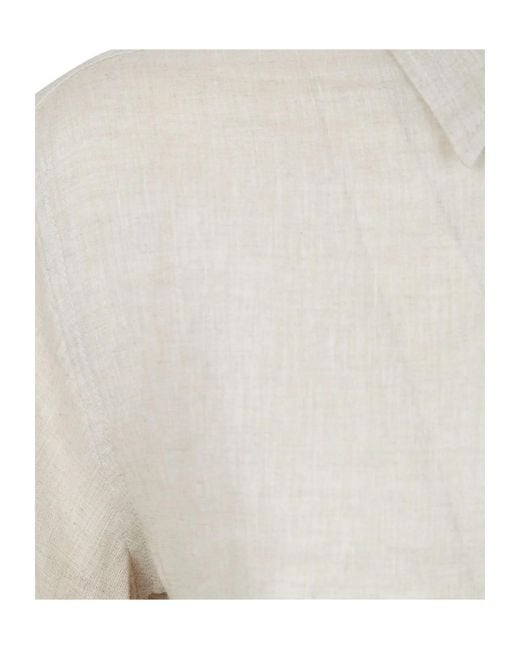 Brunello Cucinelli Natural Straight Shirt