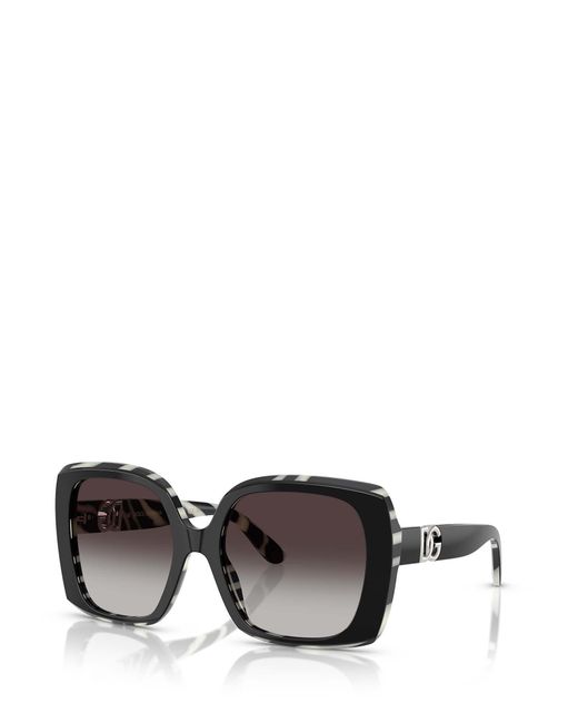 Dolce & Gabbana Black Eyewear Square Frame Sunglasses