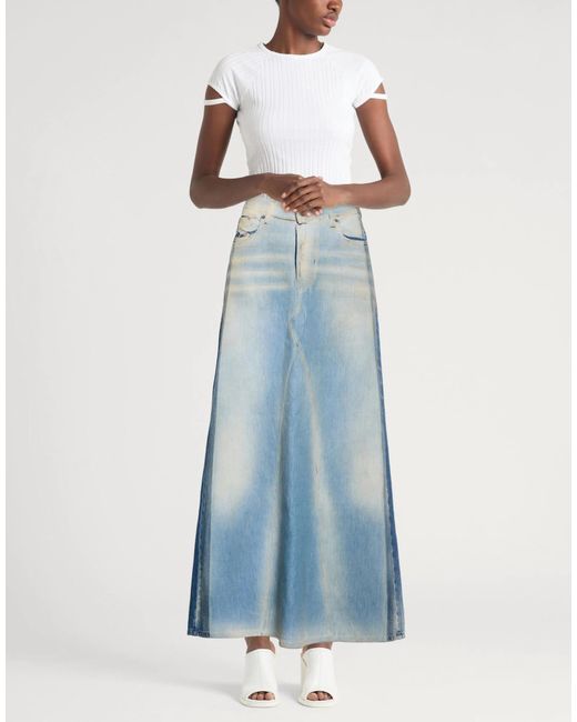 DIESEL Blue Denim Umbrella Skirt