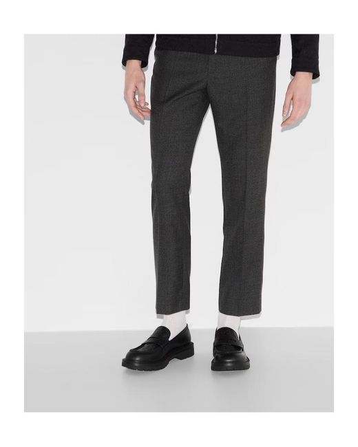 Gucci Black Gg Web Detailed Round-Toe Loafers for men