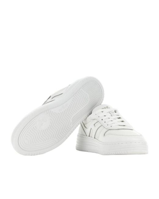 Hogan White H630 Low-Top Sneakers for men