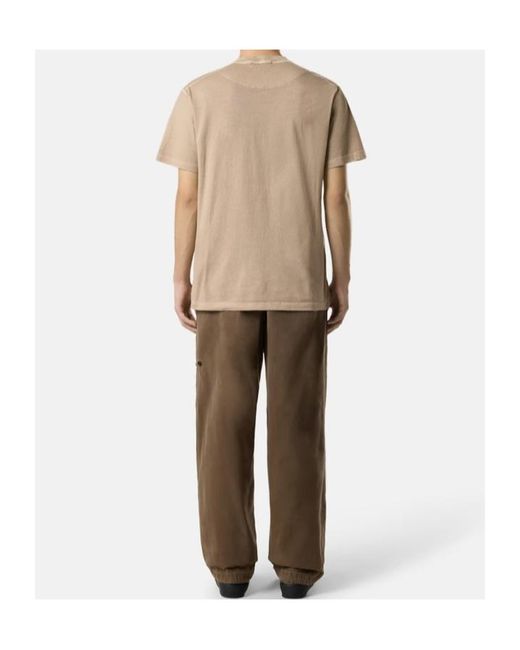 Stone Island Natural Logo Patch Crewneck T-Shirt for men