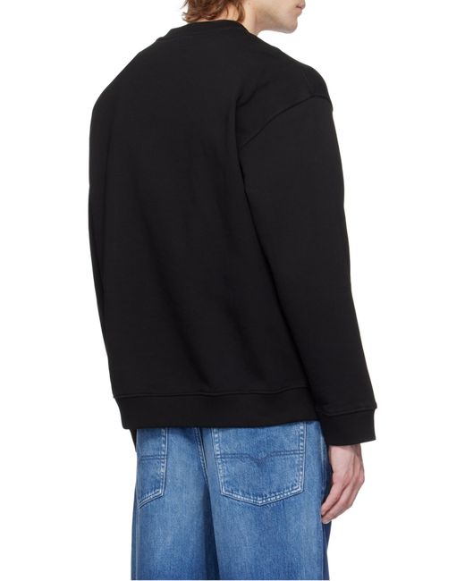 DIESEL Blue S-Boxt-D Logo Patch Sweatshirt for men