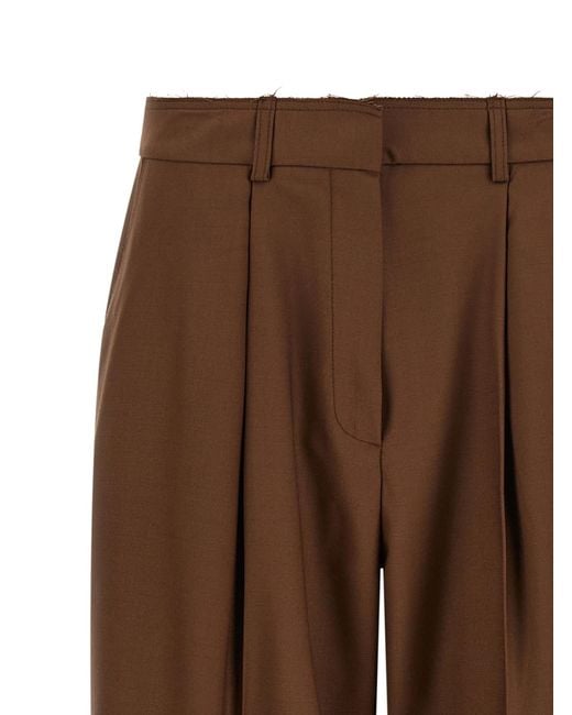 Gianluca Capannolo Brown Casual Pants With Belt Loops