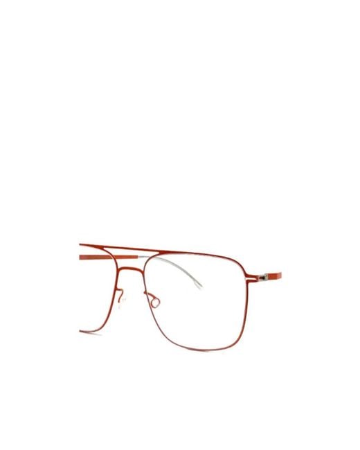 Mykita White Tobi Square Frame Glasses for men