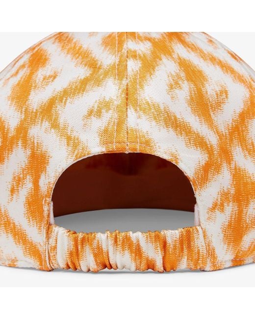 Fendi Metallic Multicolour Silk Baseball Cap for men