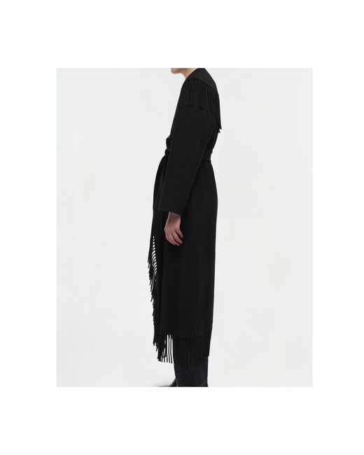Jonathan Simkhai Black Carrie Coat