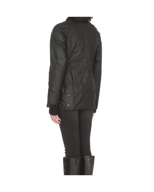 Barbour Black Long-Sleeved Casual Jacket
