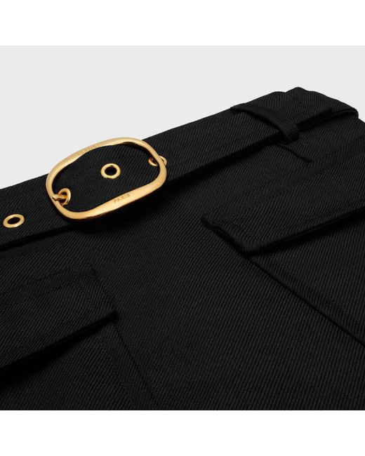 Céline Black Mini Skirt