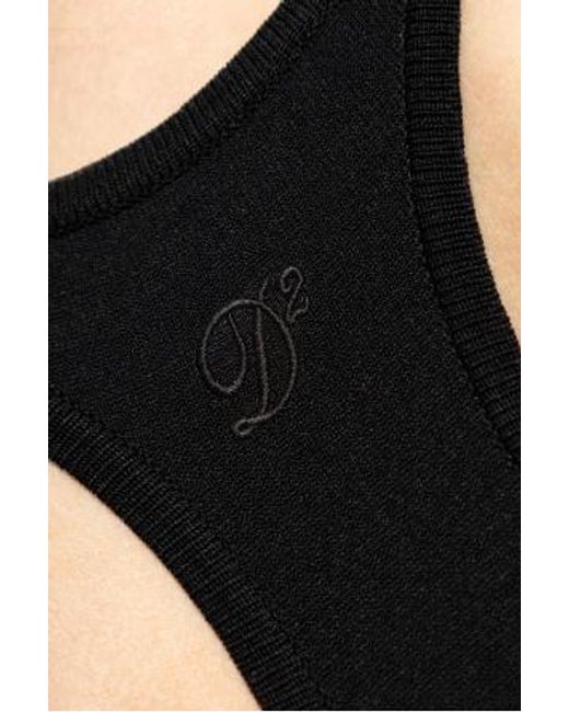 DSquared² Black Short Dresses