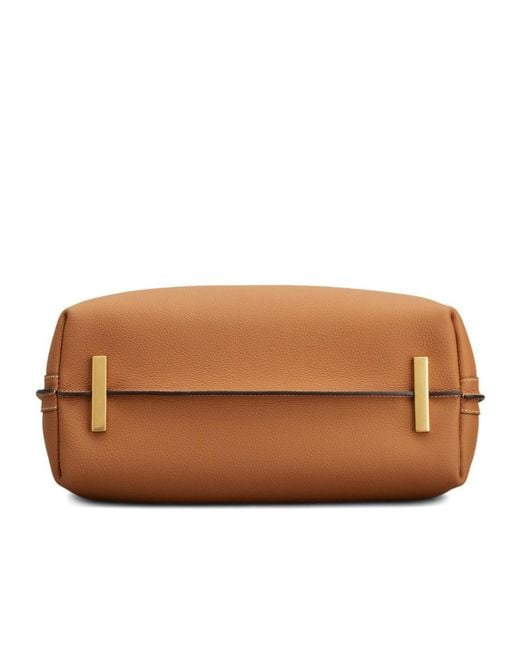 Tod's Brown T-Palque Top Handle Bag