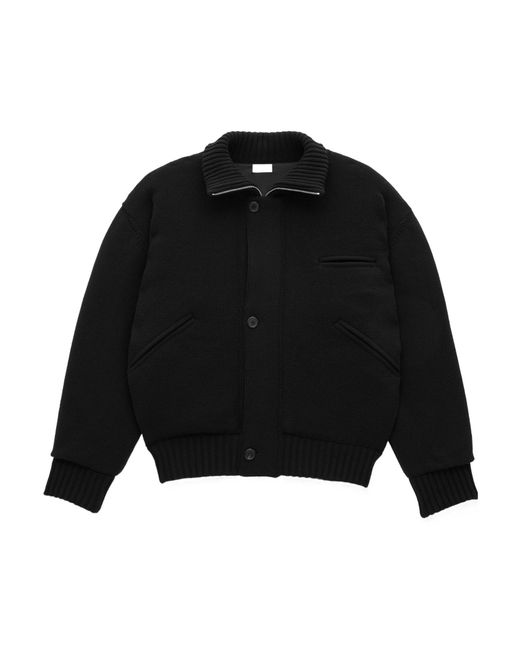 Saint Laurent Black Button Detailed High-Neck Cardigan Jacket for men